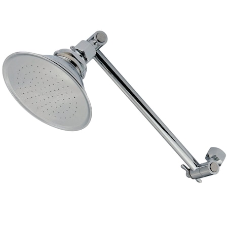 Kingston Brass Shower Head, Polished Chrome, Wall Mount P10K1